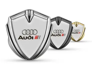 Audi Car Brand Badges Durable Premium Style Edge